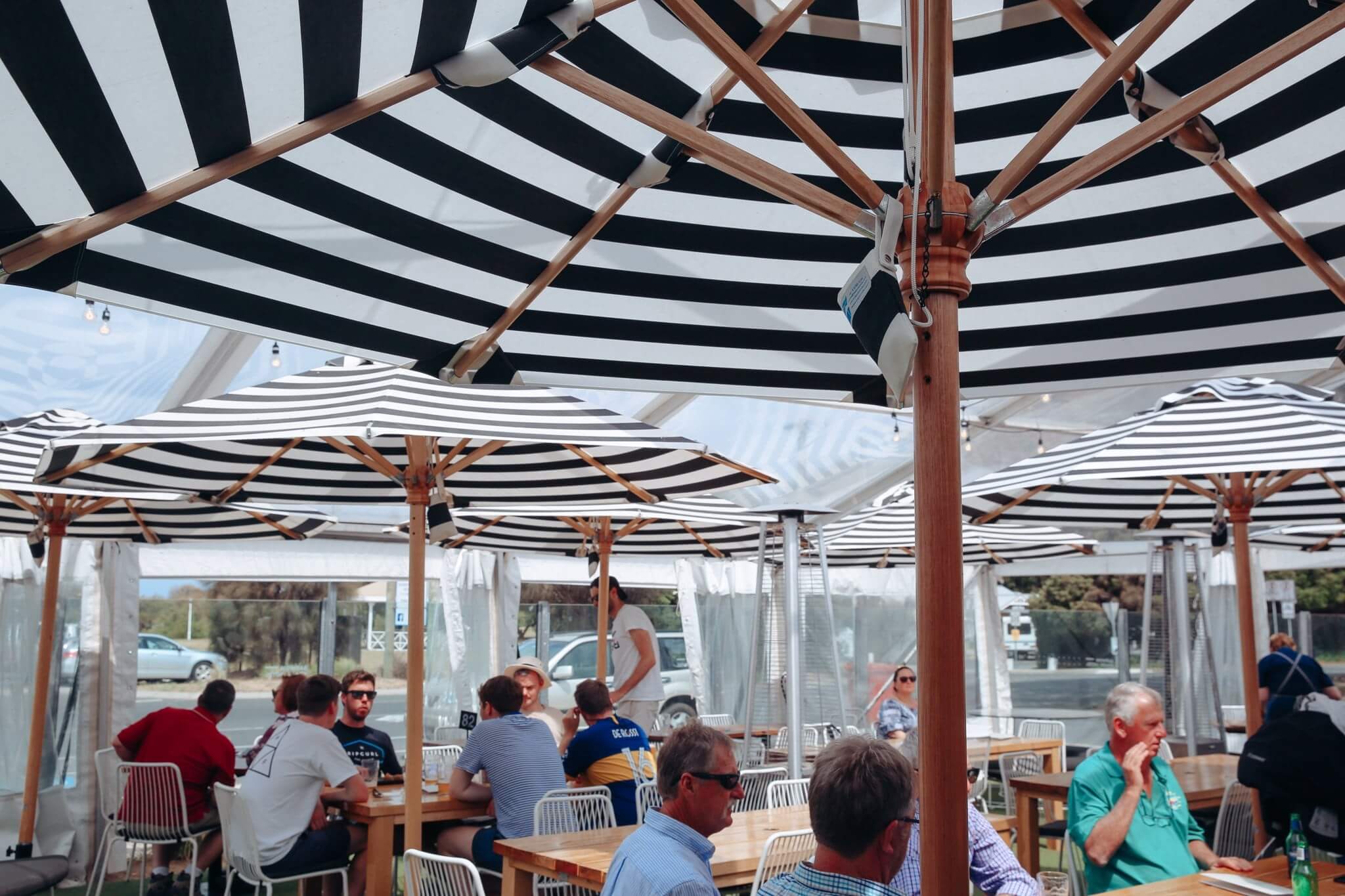 Classic Timber Market Umbrella