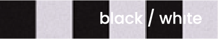 Black and White Black and White Colour Swatch