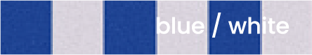 Blue and White Blue and White Colour Swatch
