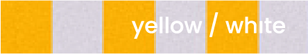 Yellow and White Yellow and White Colour Swatch