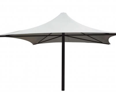 White Umbrella with black stand
