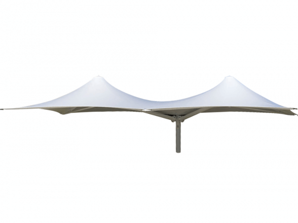 Duel membranes attached to single column