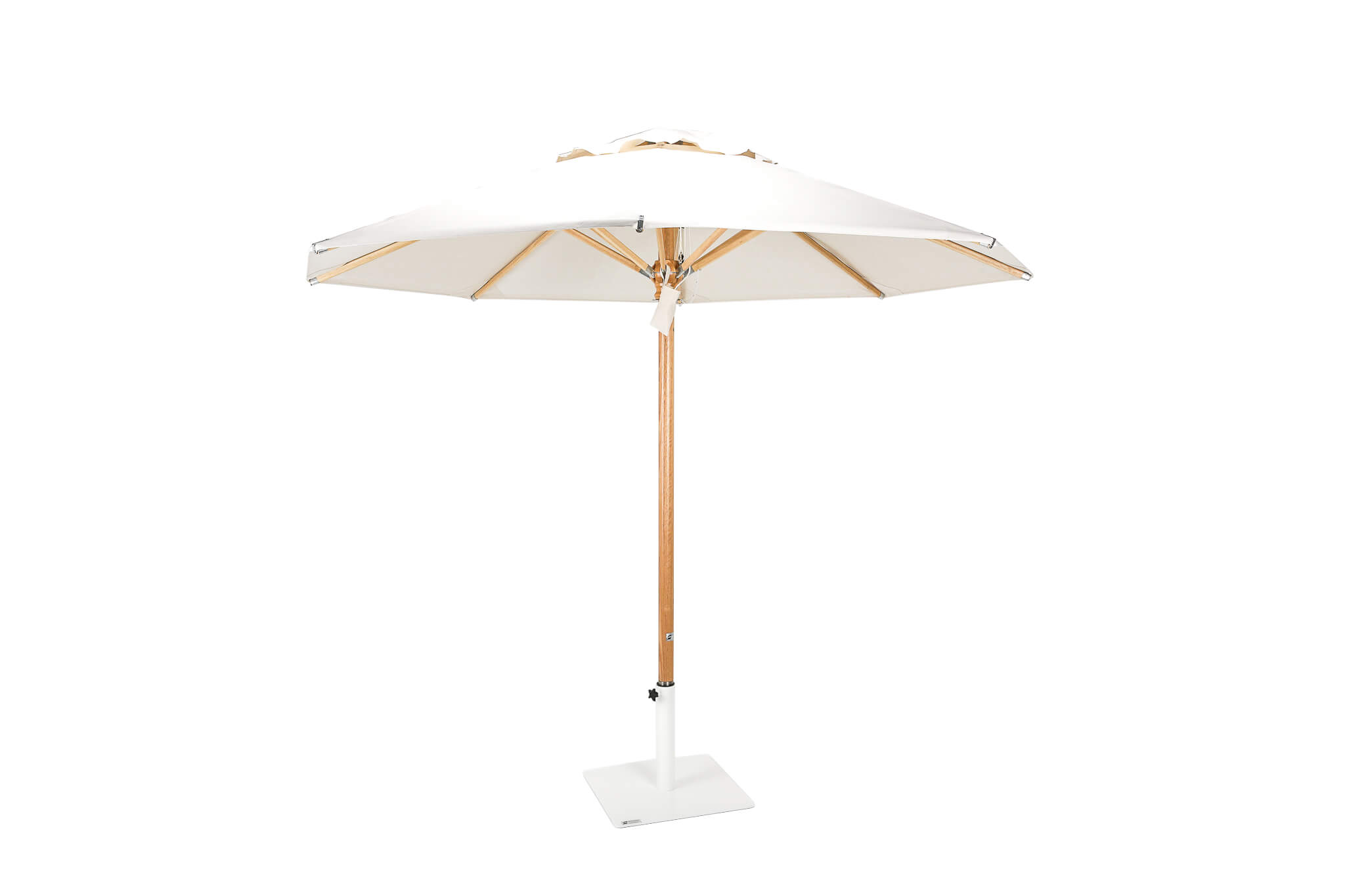 Made in the Shade Outdoor Umbrella with Linen Coloured Canopy