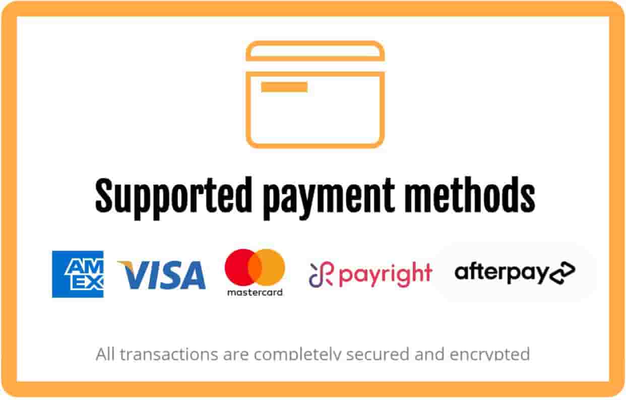 Payment options card