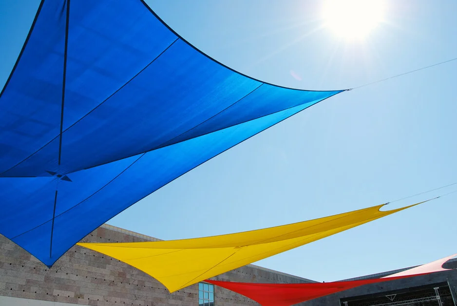 Colorful Shade sails