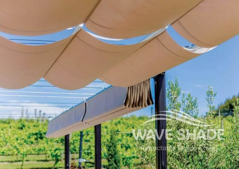 Wave Shade Retractable Shade Cover