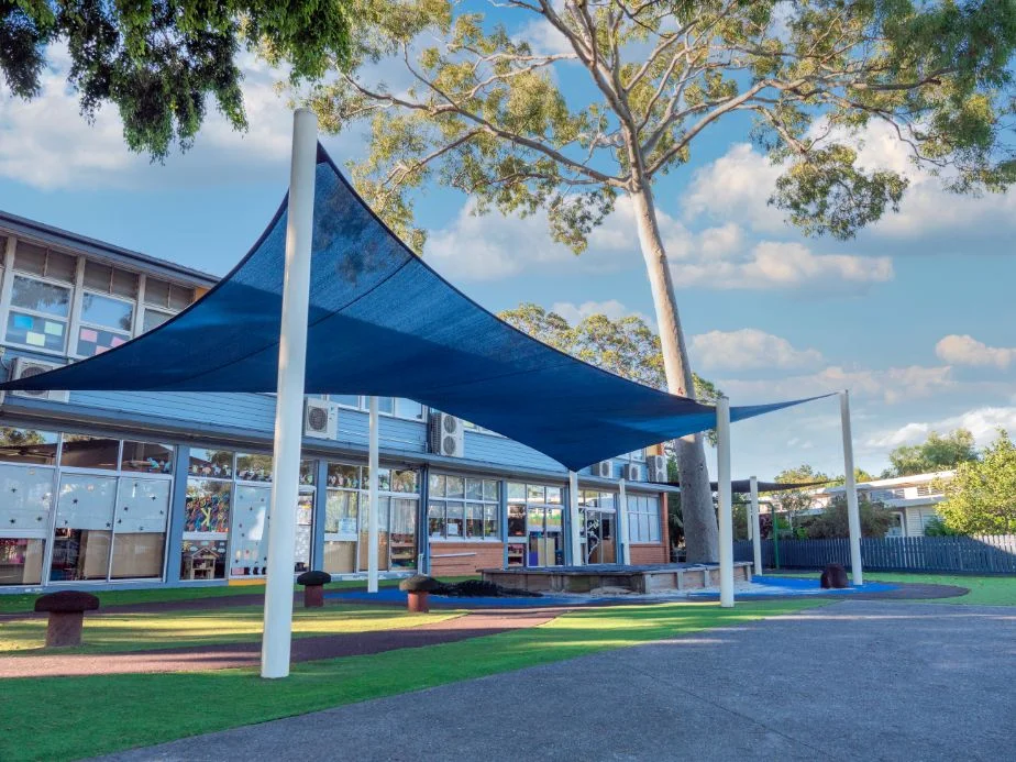 Large Blue Shade Sail