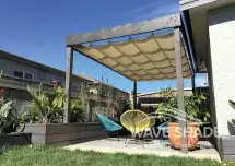 Wave Shade - Retractable Shade Sail