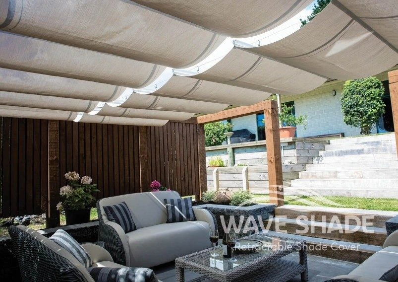 Wave Shade Retractable Shade Cover